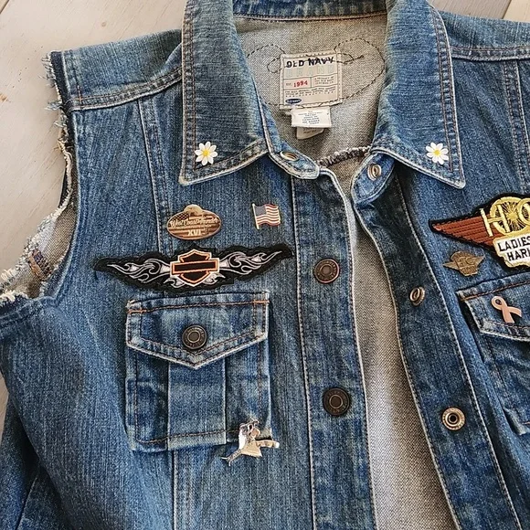 JEAN JACKET OLD NAVY :) M - Picture 3 of 9